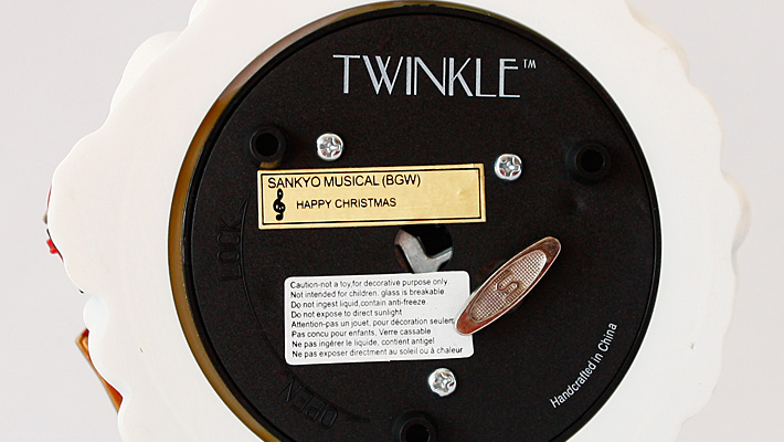 スノードーム│twinkle社製│トナカイと友達フォトフレーム│120